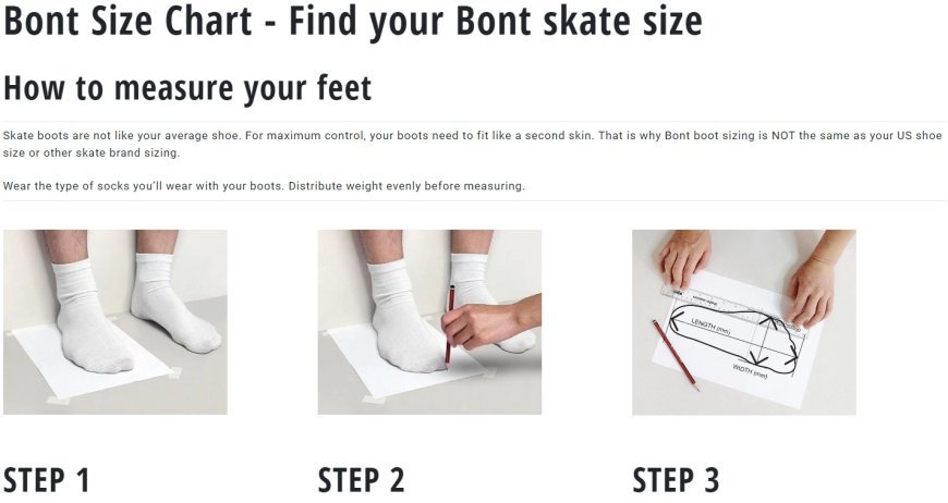 NEW BONT SKATE SIZING ADVICE!