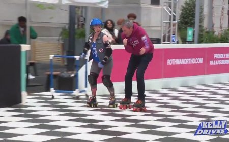 Skating into Fun at Rothman Orthopaedics Roller Rink at Dilworth Park