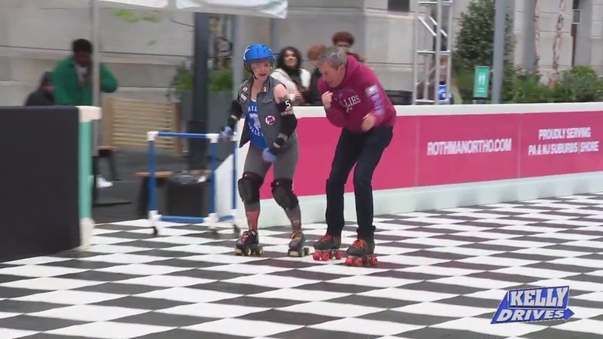 Skating into Fun at Rothman Orthopaedics Roller Rink at Dilworth Park