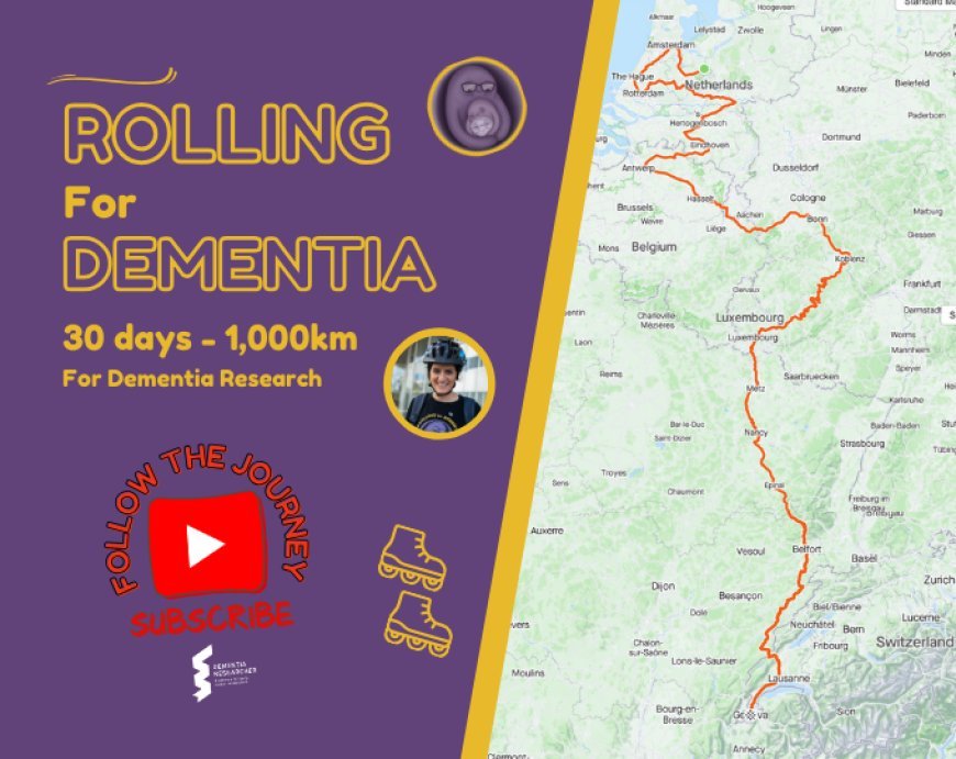 Golnaz Atef's 1,000km Skating Journey for Dementia Research